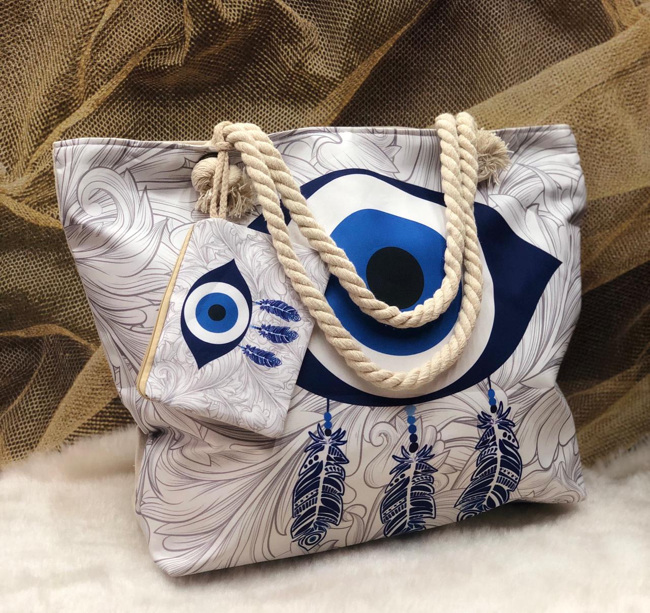 Evil eye 2025 tote bag