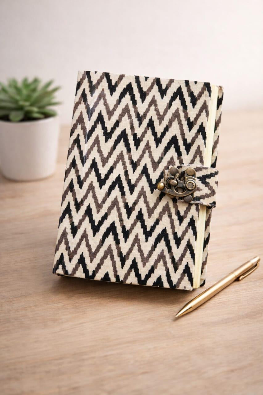 Handmade block printed journals 5x7 inches (200 pages)