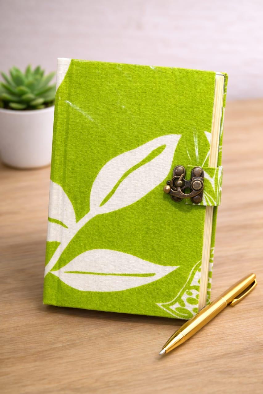 Hand-block printed journals - single piece