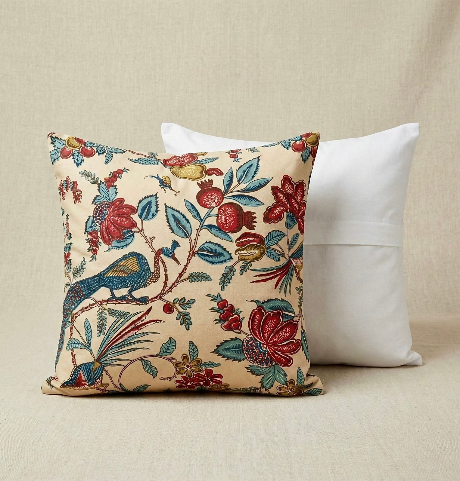 Pure cotton large sized cushion covers - set of 2 (24x24 inches)