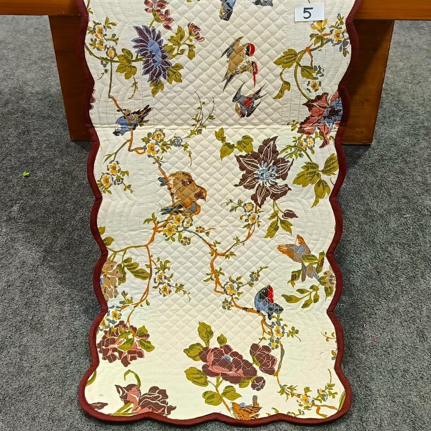 Pure cotton quilted table runners for 4 and 6 seater dining tables