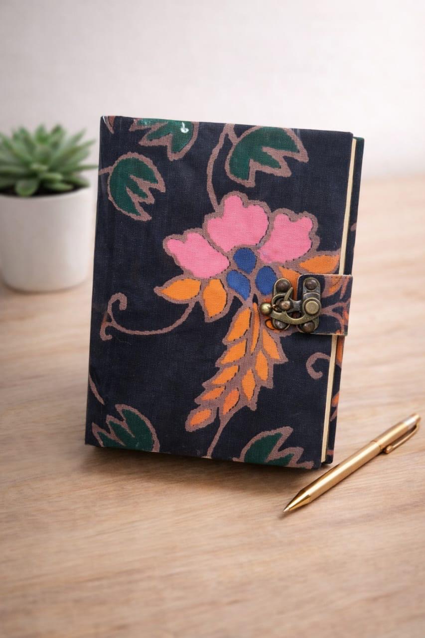 Handmade block printed journals 5x7 inches (200 pages)