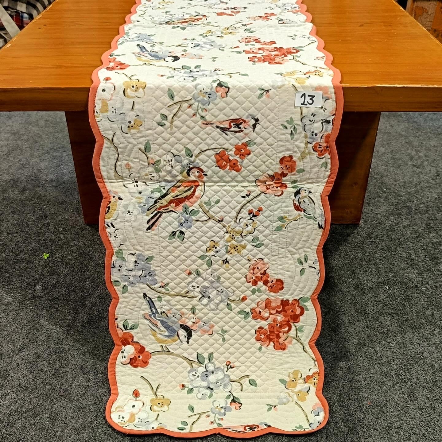 Pure cotton quilted table runners for 4 and 6 seater dining tables