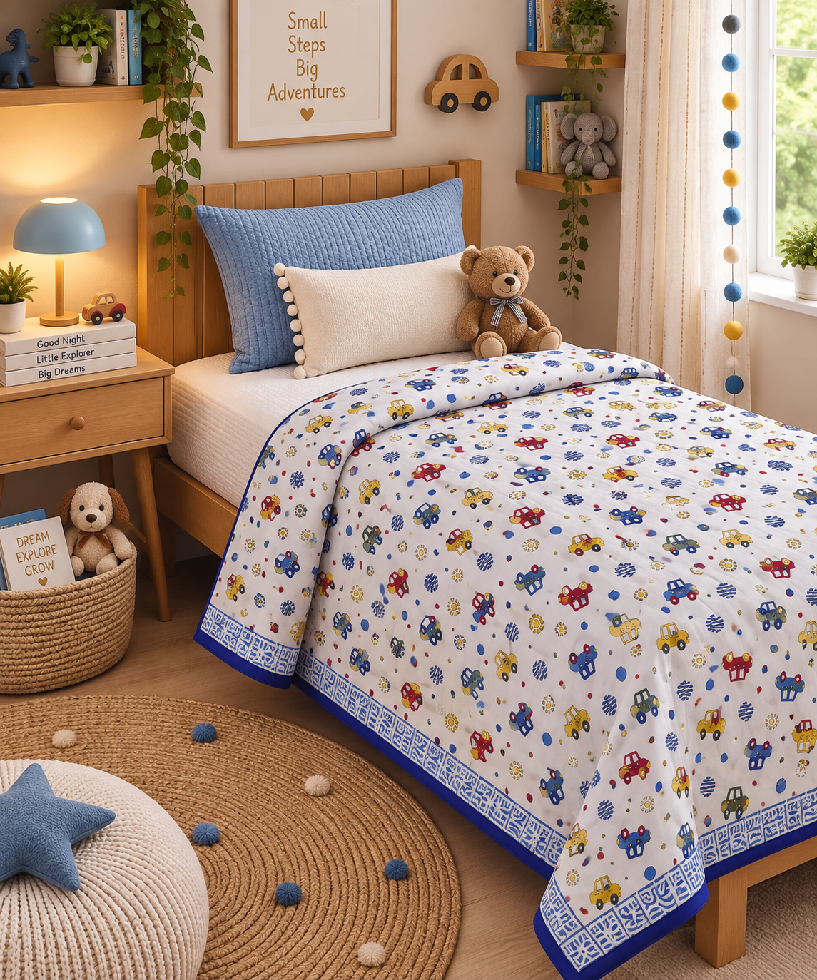 Pure mulmul cotton kids single dohar - 60x90 inches Regular price