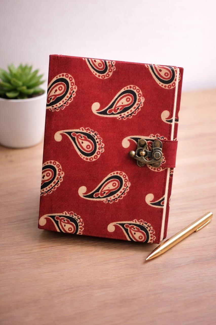 Handmade block printed journals 5x7 inches (200 pages)
