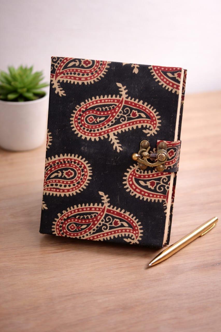 Handmade block printed journals 5x7 inches (200 pages)