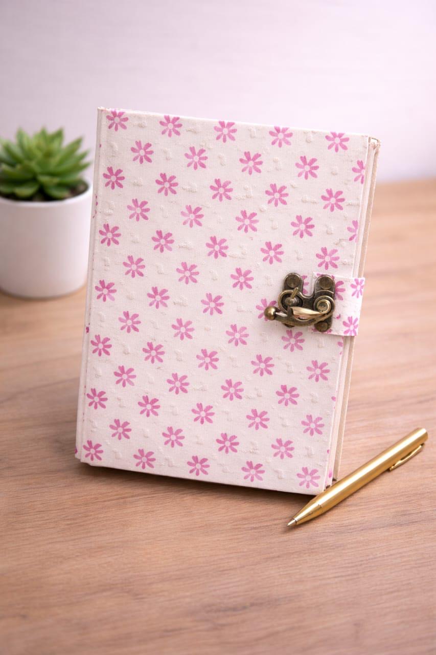 Handmade block printed journals 5x7 inches (200 pages)