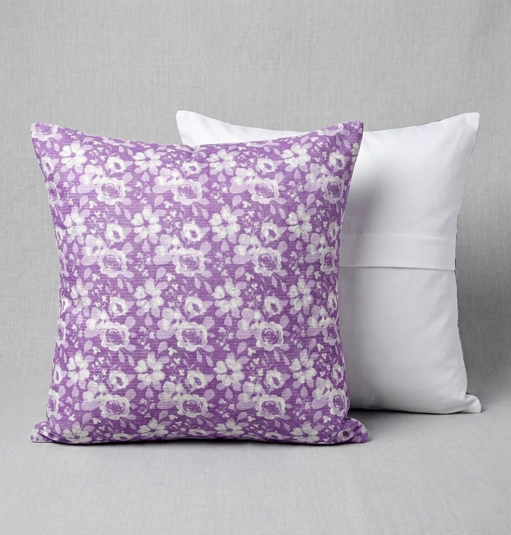 Pure cotton large sized cushion covers - set of 2 (24x24 inches)