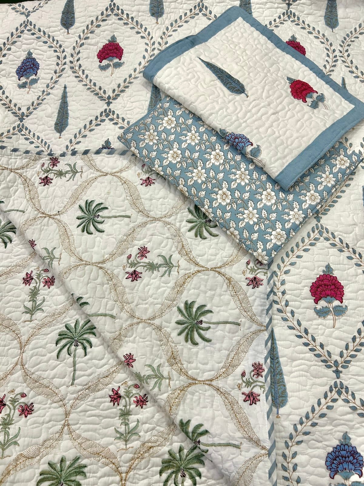 Pure cotton 4 piece king size double bedding set