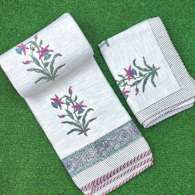Pure TNT cotton premium hand block printed double bedcovers