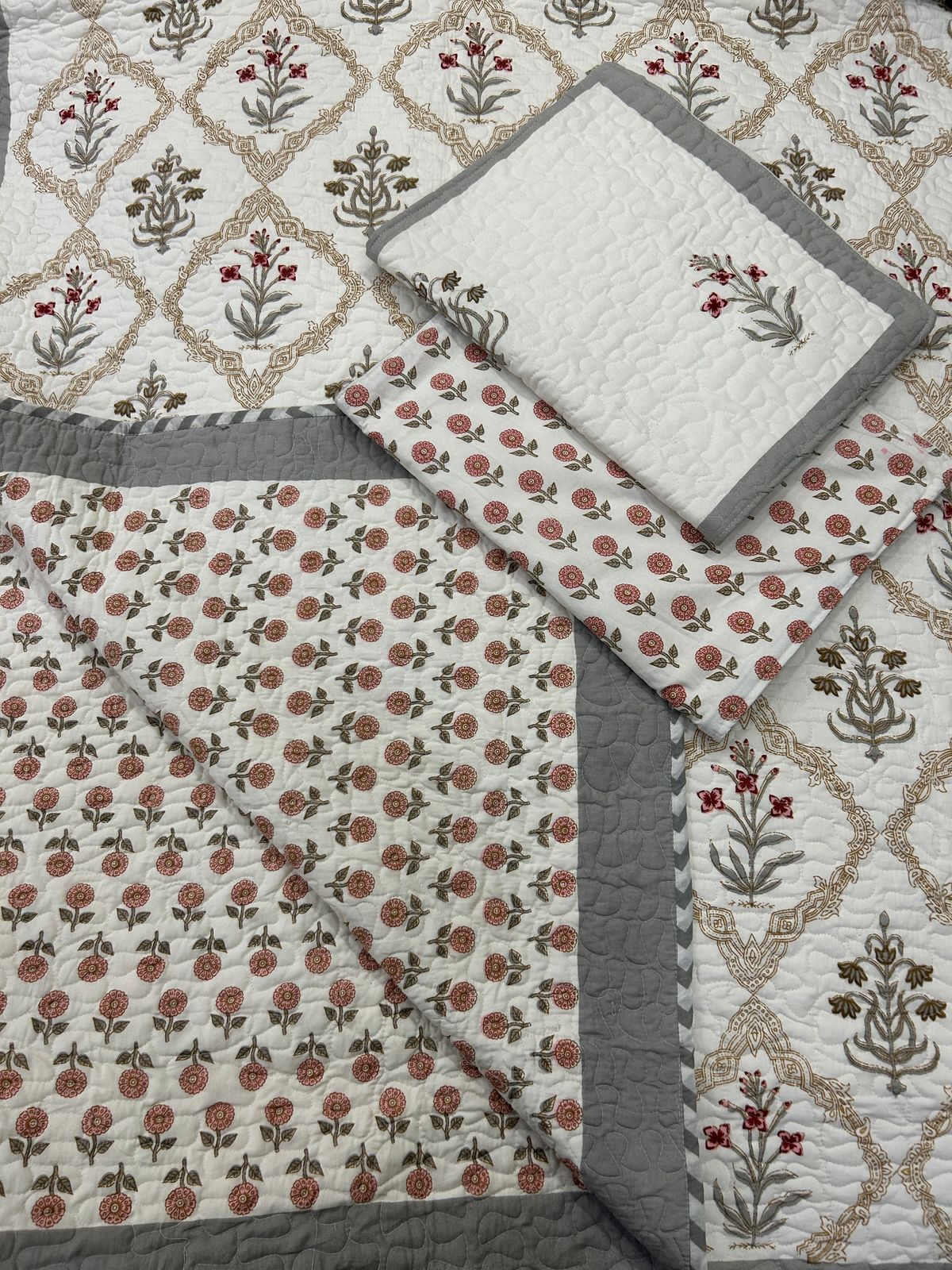 Pure cotton 4 piece king size double bedding set