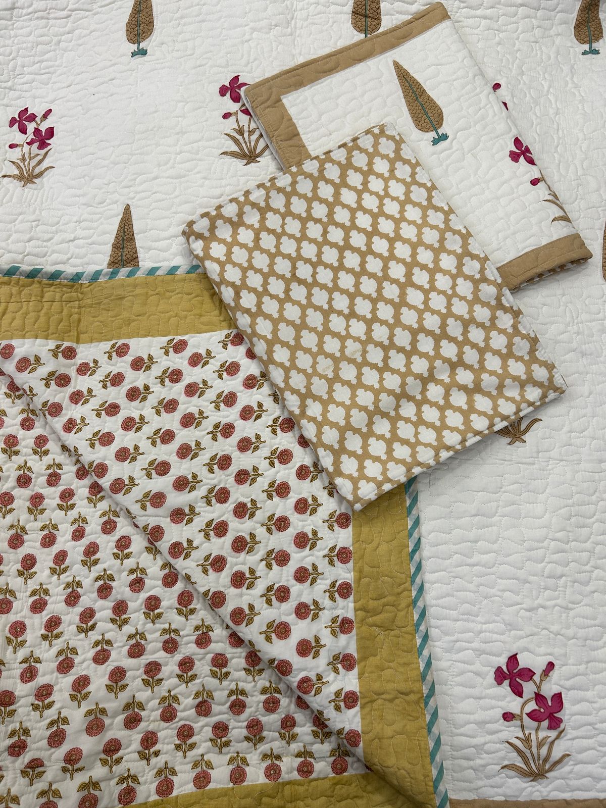 Pure cotton 4 piece king size double bedding set