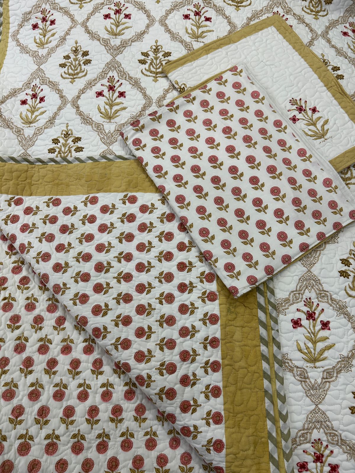 Pure cotton 4 piece king size double bedding set