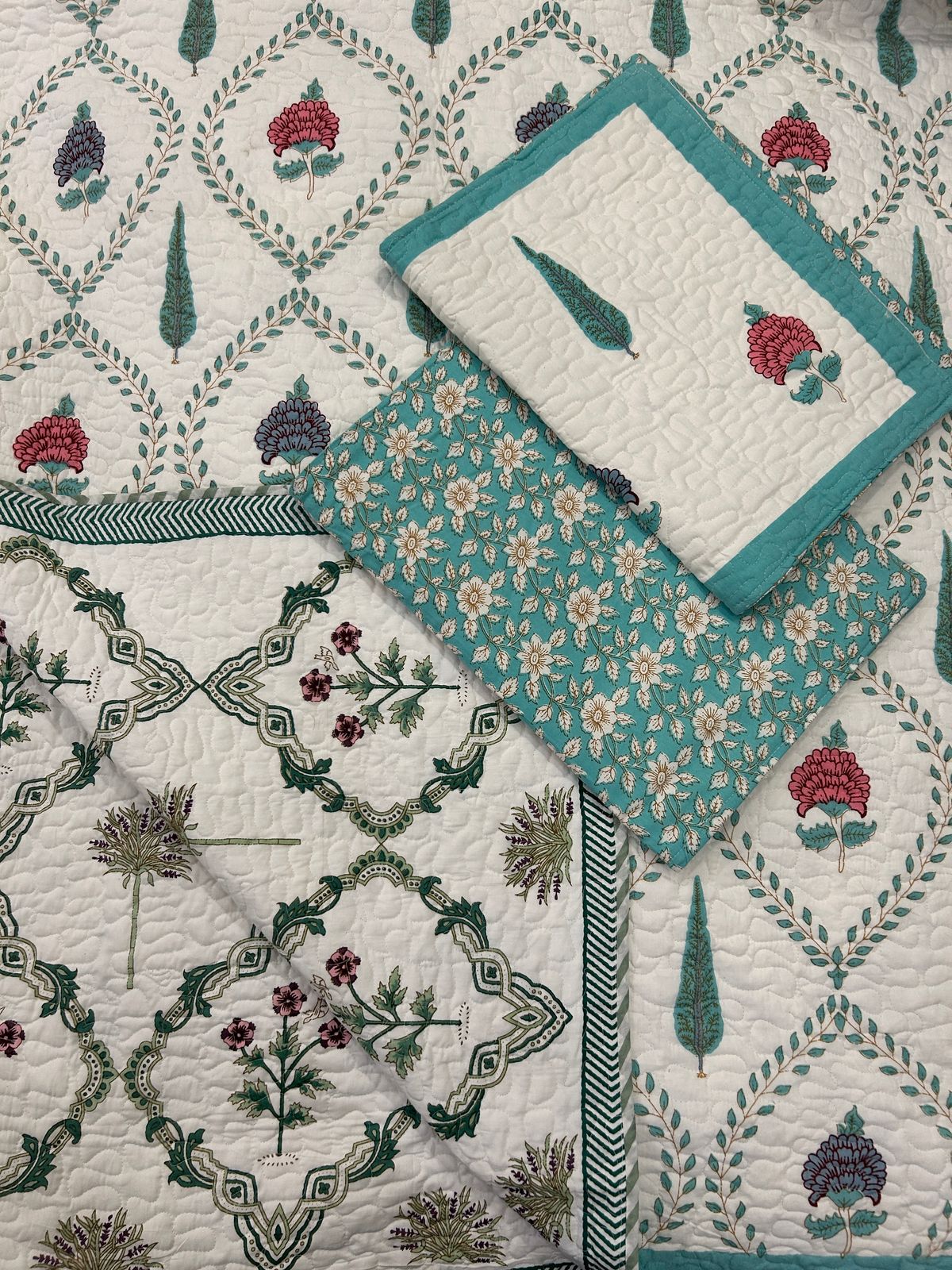 Pure cotton 4 piece king size double bedding set