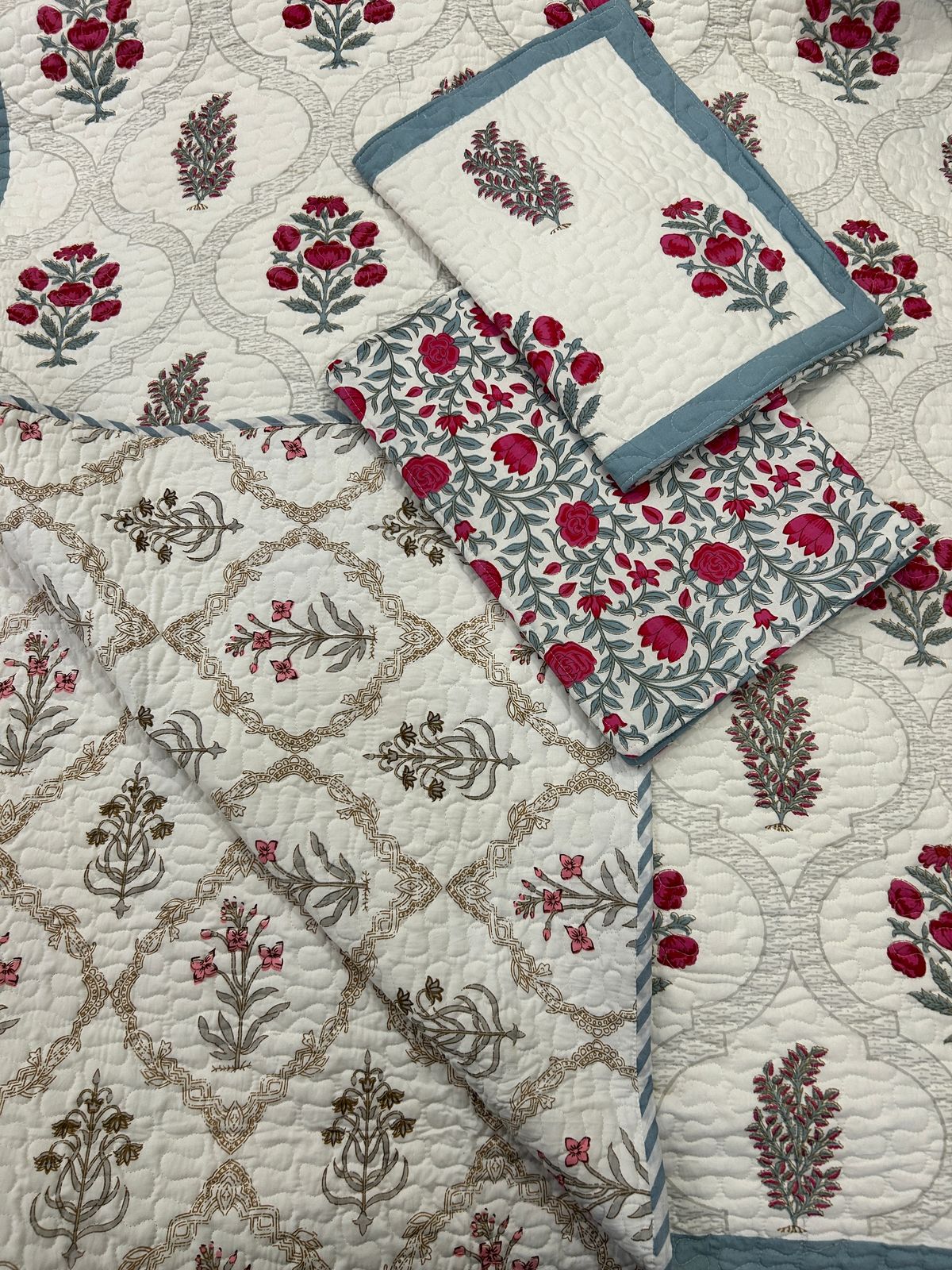 Pure cotton 4 piece king size double bedding set