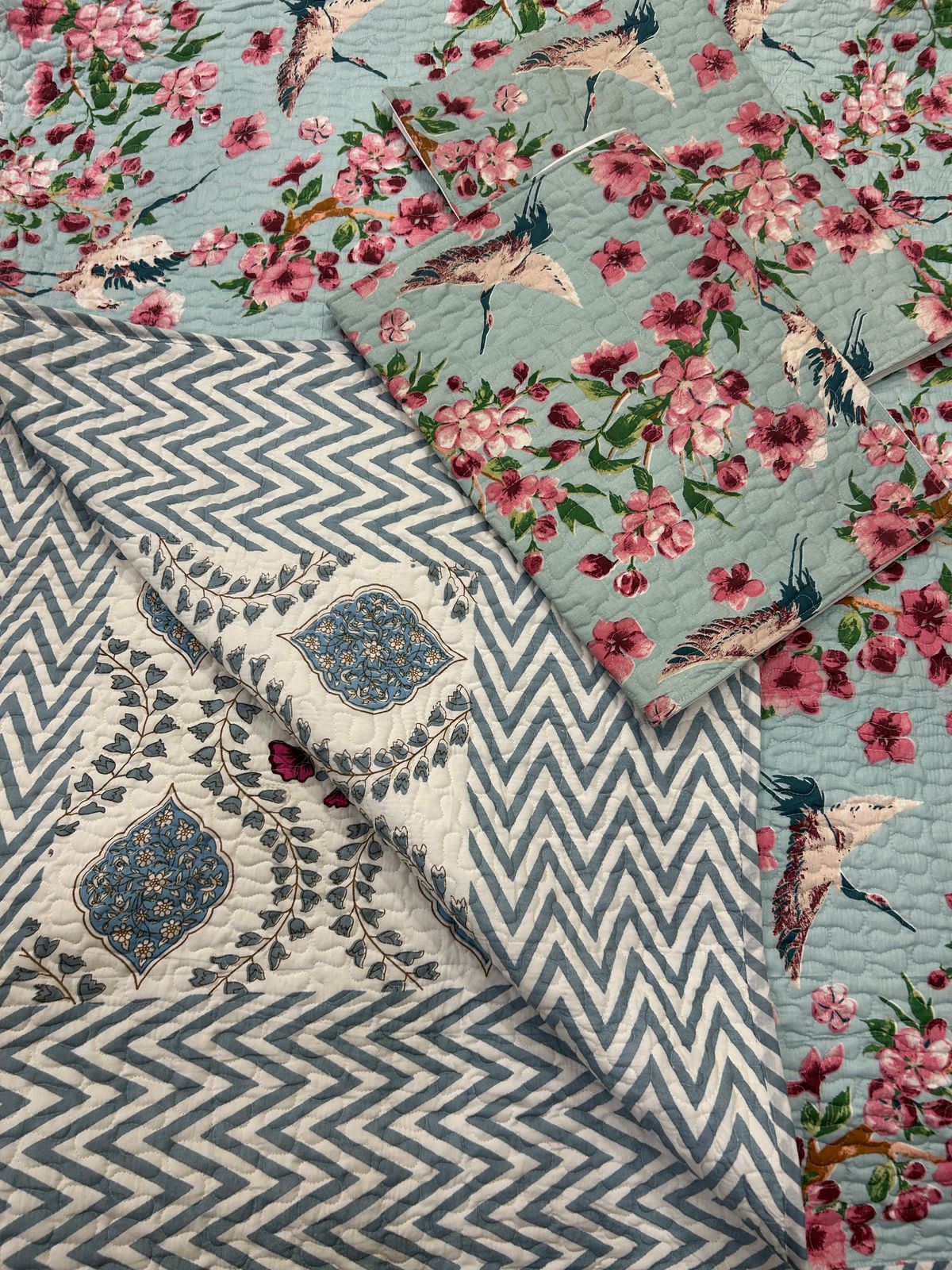 Pure cotton 4 piece king size double bedding set