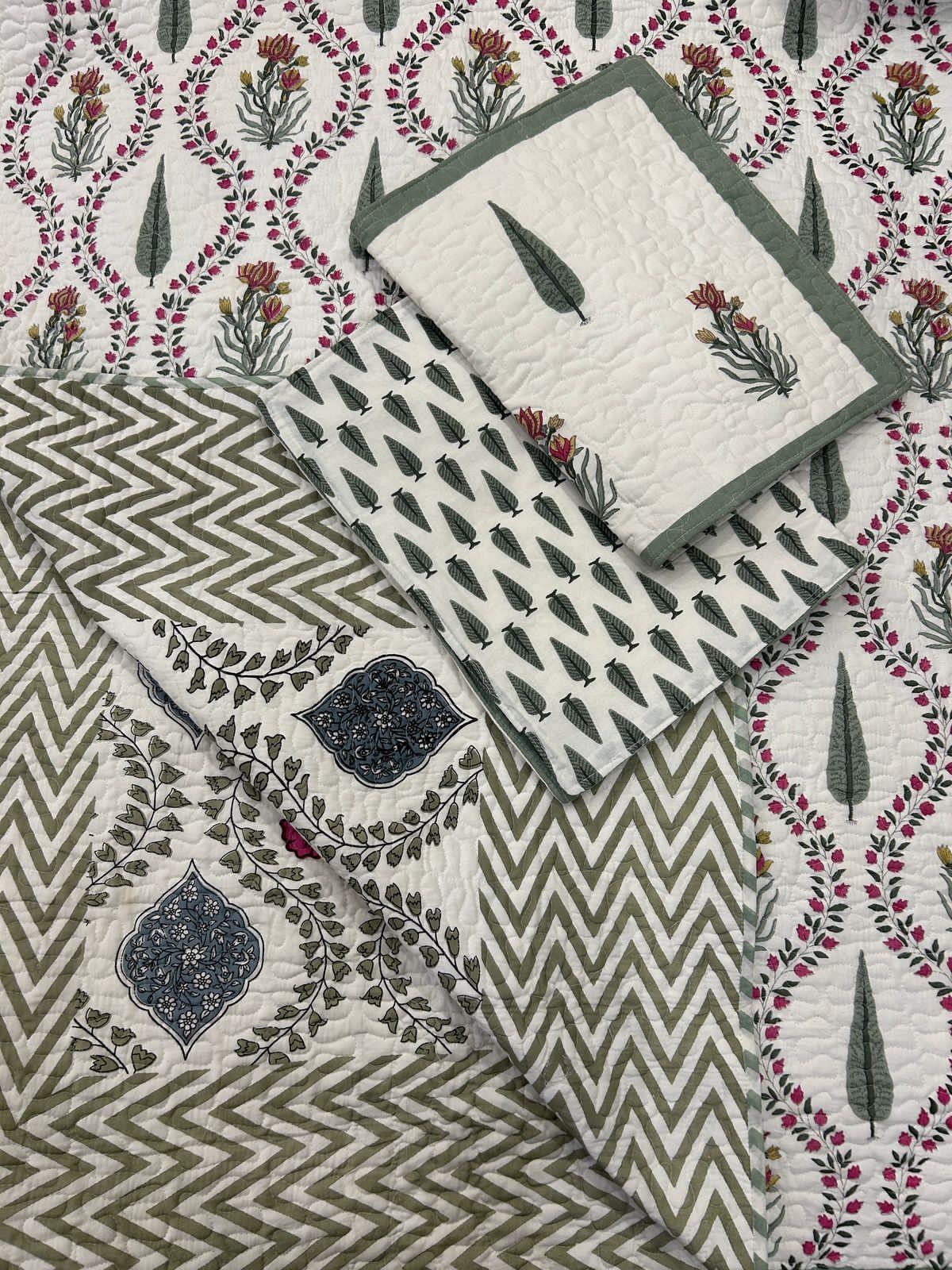 Pure cotton 4 piece king size double bedding set