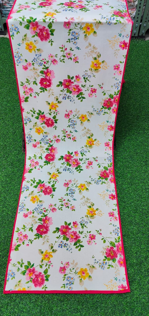 Pure casemate cotton 6 seater table runners for 4 and 6 seater dining tables