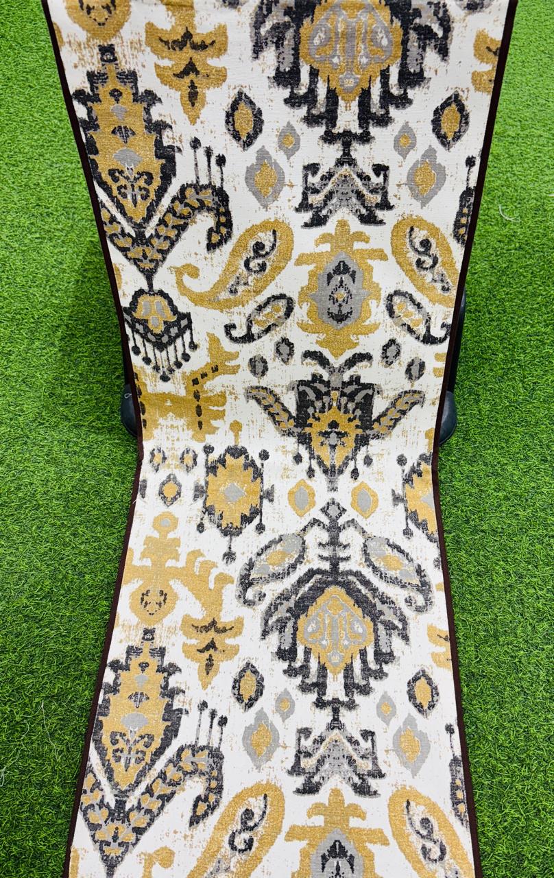 Pure cotton screen printed runners for 4 and 6 seater dining tables