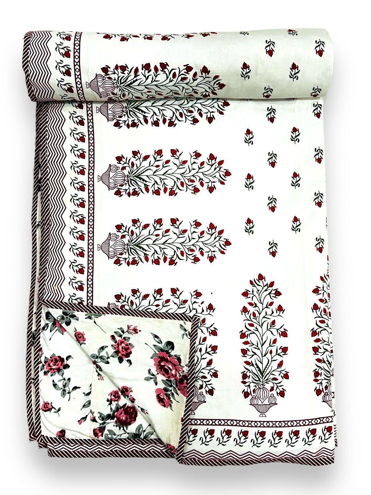 Pure cotton triple layered double dohars (90x108 inches)
