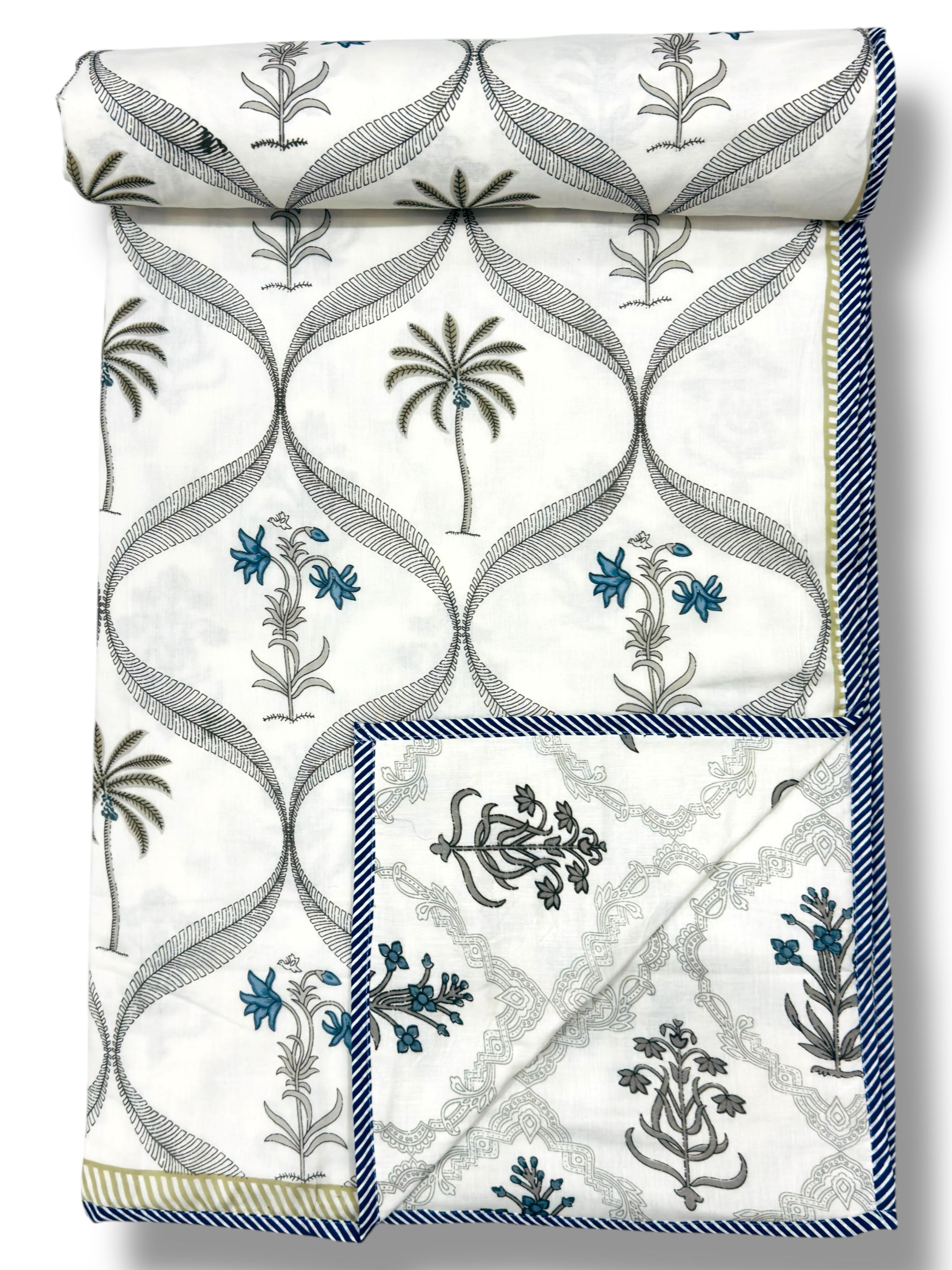 Pure cotton triple layered double dohars (90x108 inches)