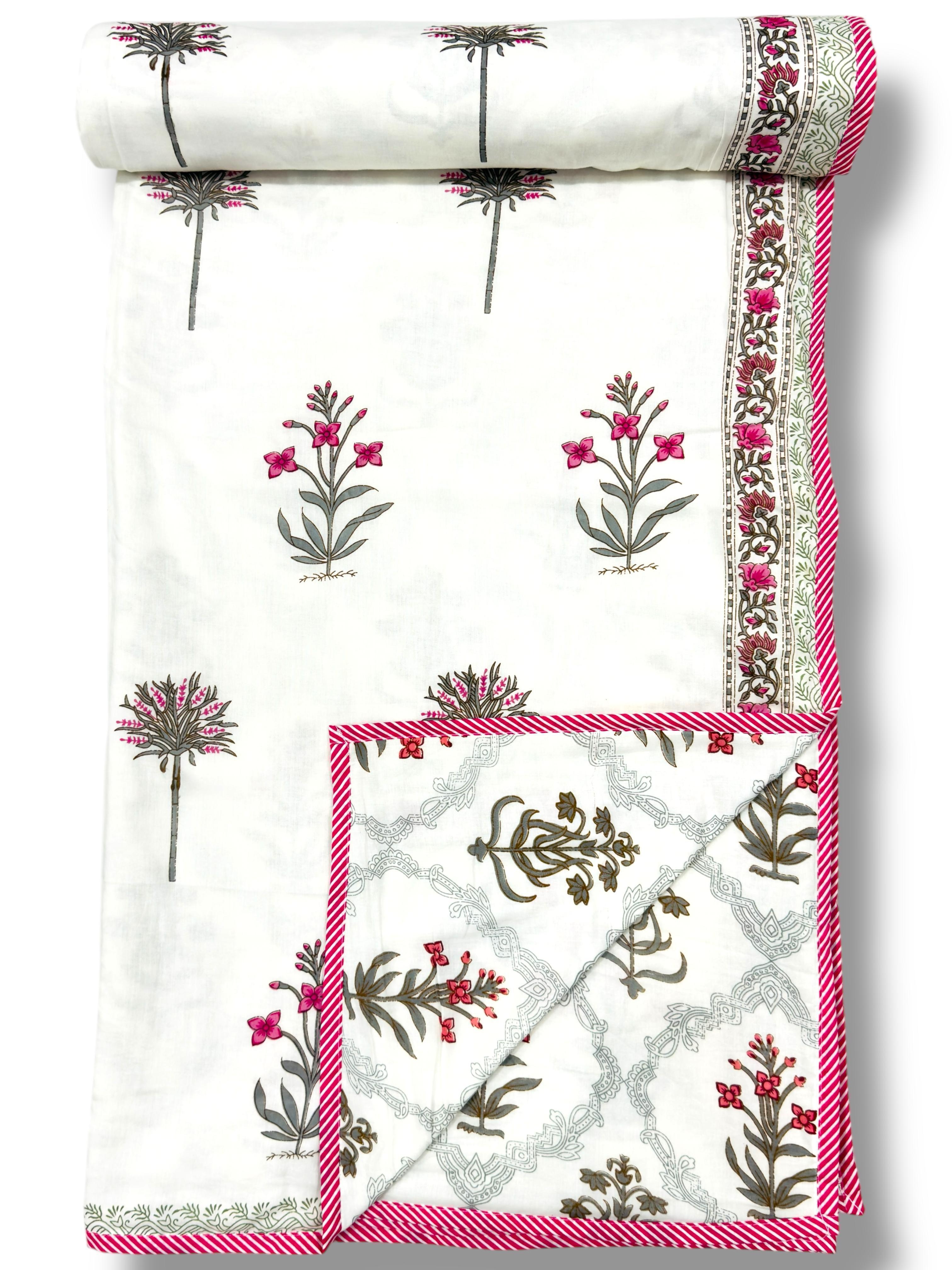 Pure cotton triple layered double dohars (90x108 inches)