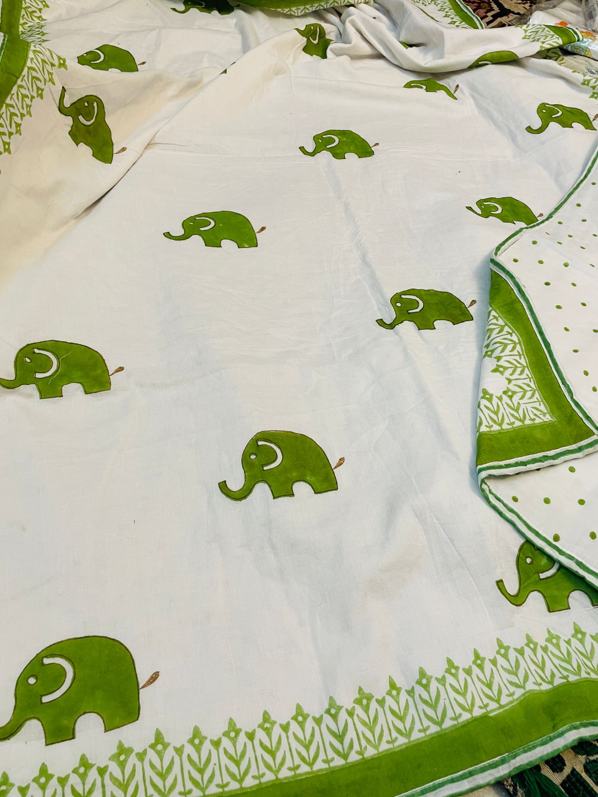 Pure mulmul cotton baby dohars (0 to 3 years)