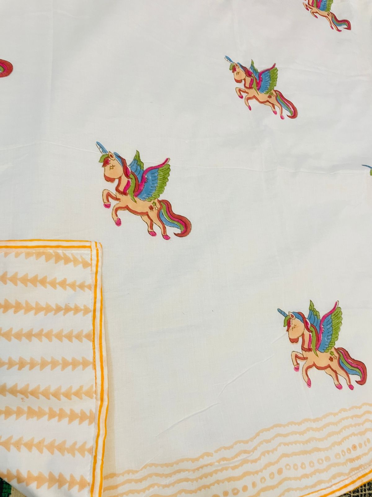 Pure mulmul cotton baby dohars - 40x60 inches (0 to 3 years)