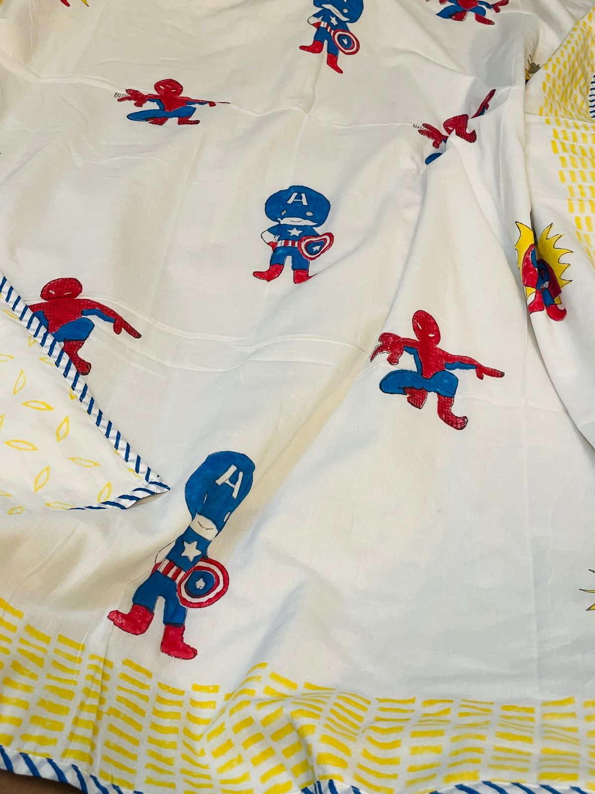 Pure mulmul cotton baby dohars - 40x60 inches (0 to 3 years)
