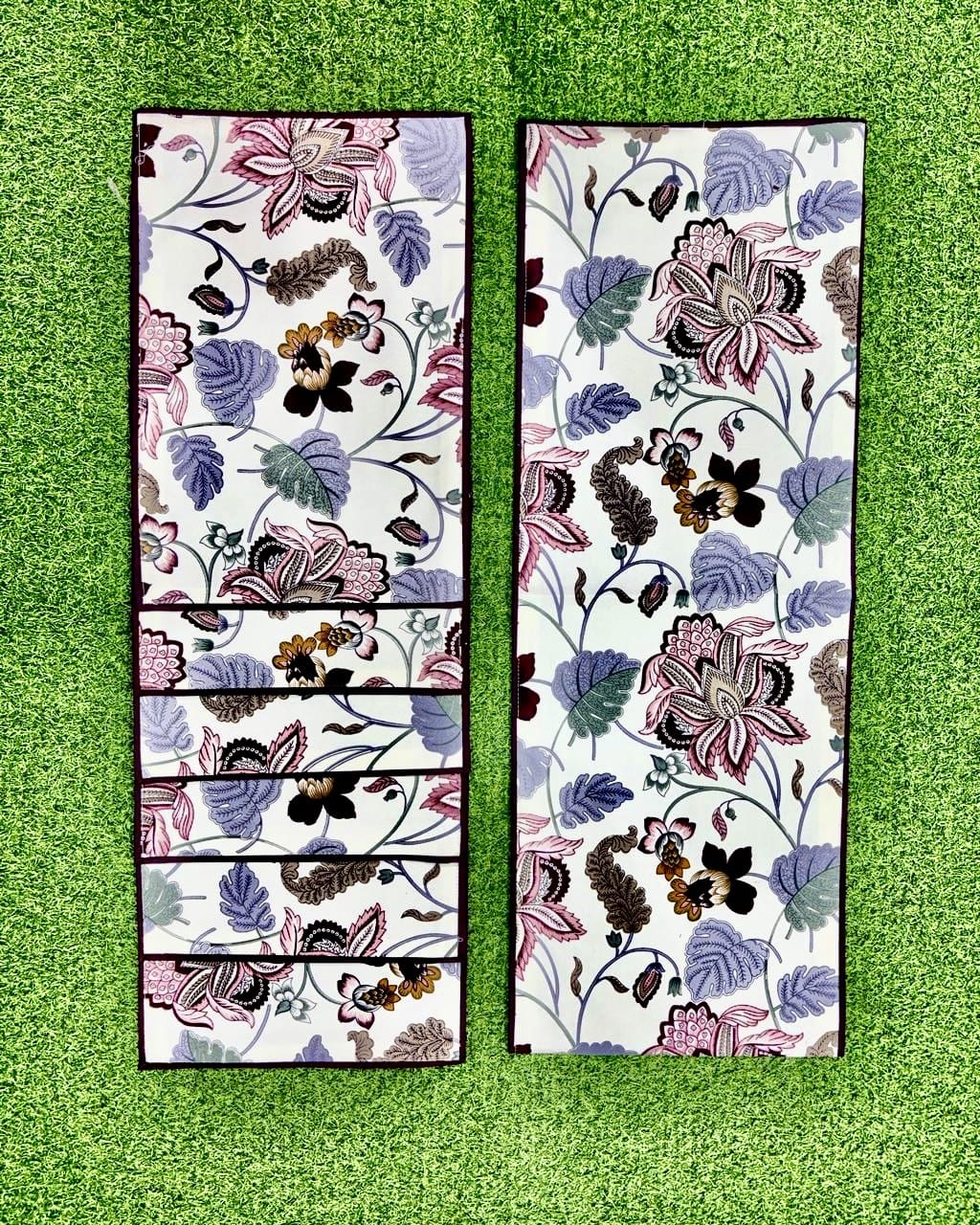 Pure cotton printed table runner and placemats combo for 6 seater dining tables