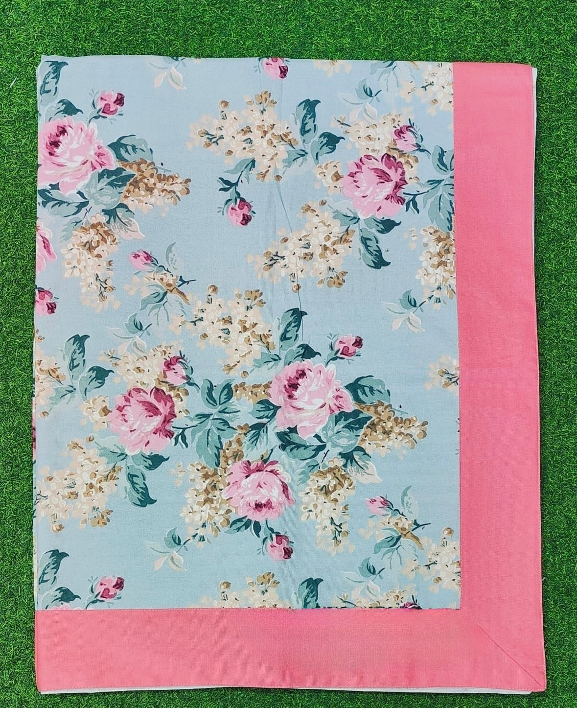 Pure casemate cotton 6 seater dining table cover (60x90 inches)