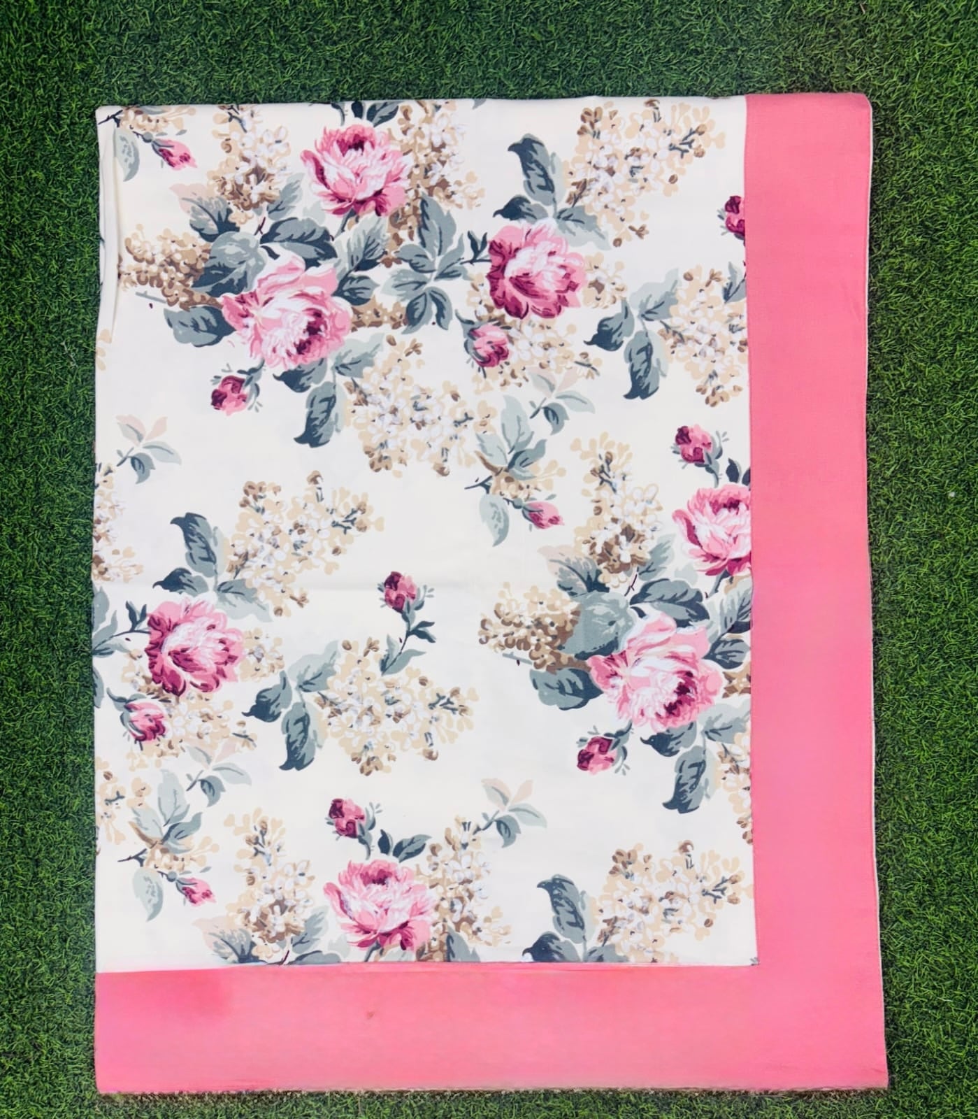 Pure casemate cotton 6 seater dining table cover (60x90 inches)