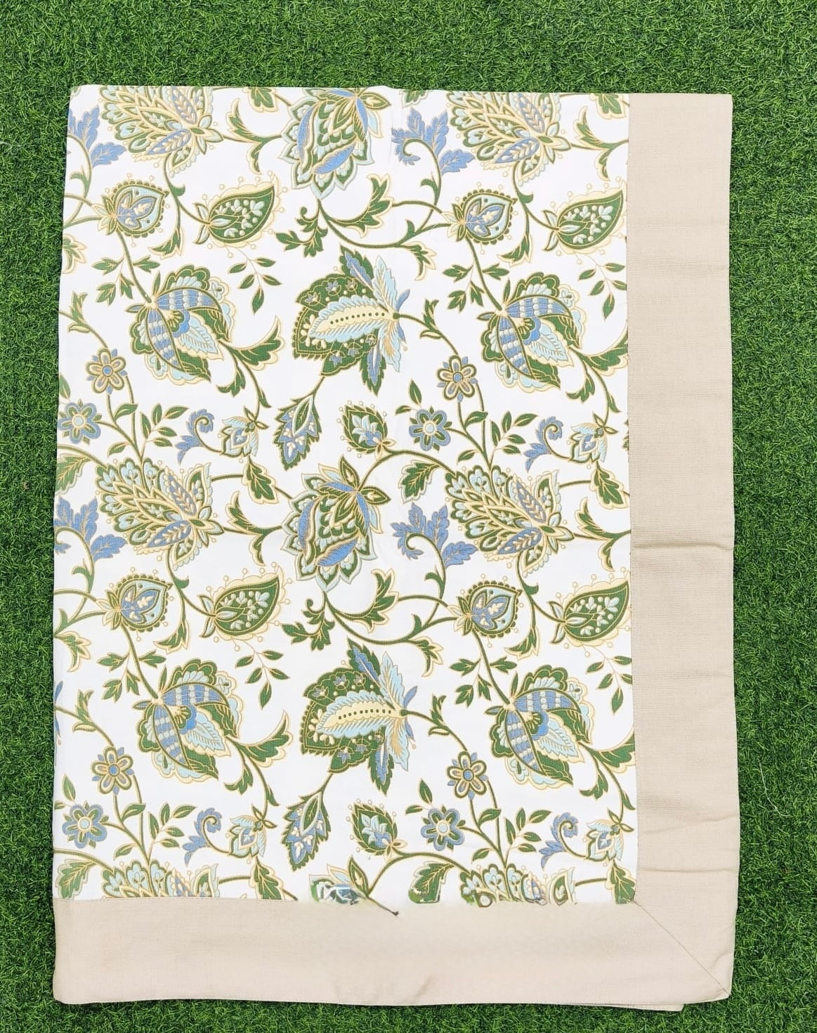 Pure casemate cotton 6 seater dining table cover (60x90 inches)