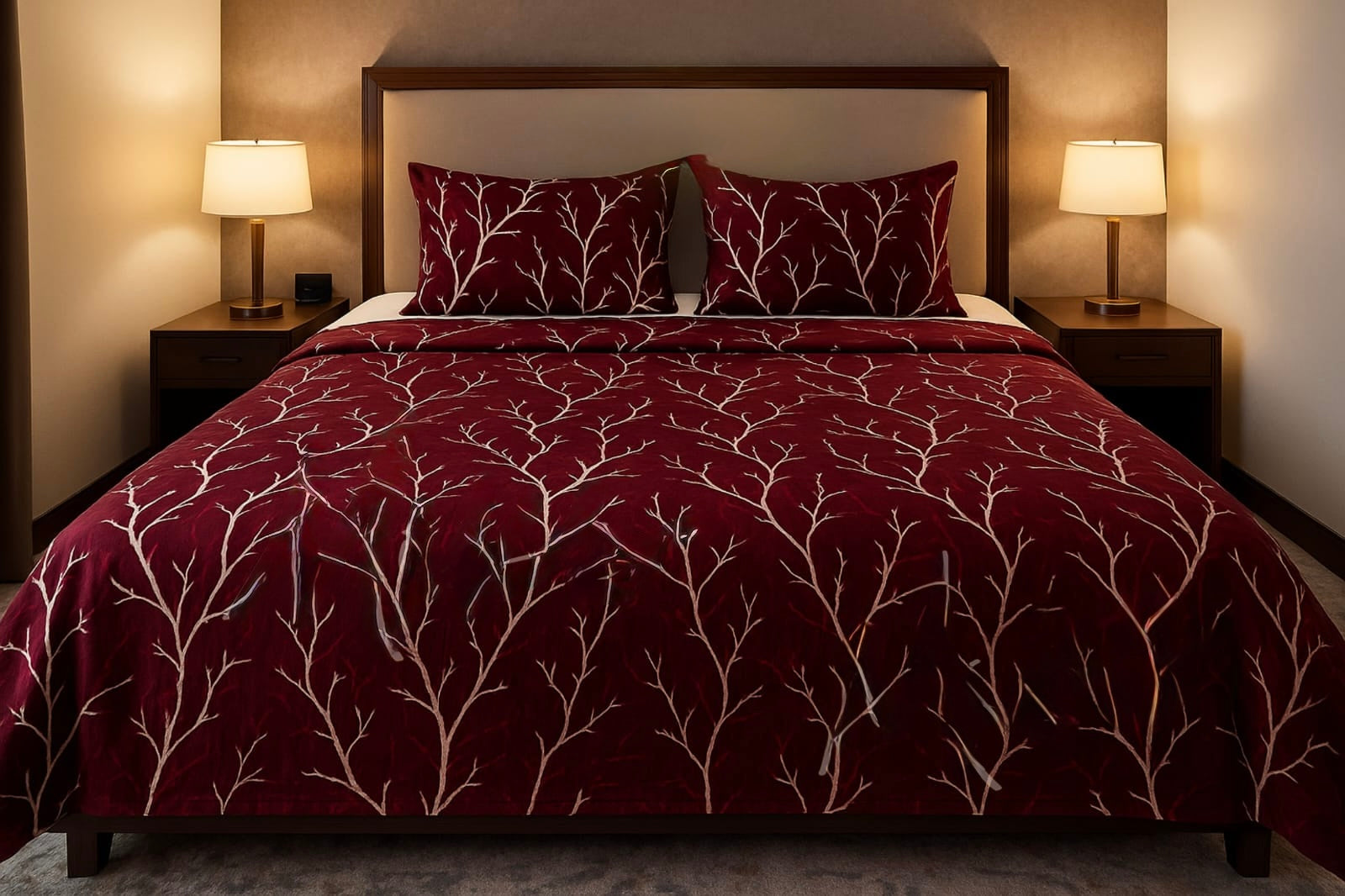 Warm winter bedsheets with 2 pillow covers (95x105 inches)