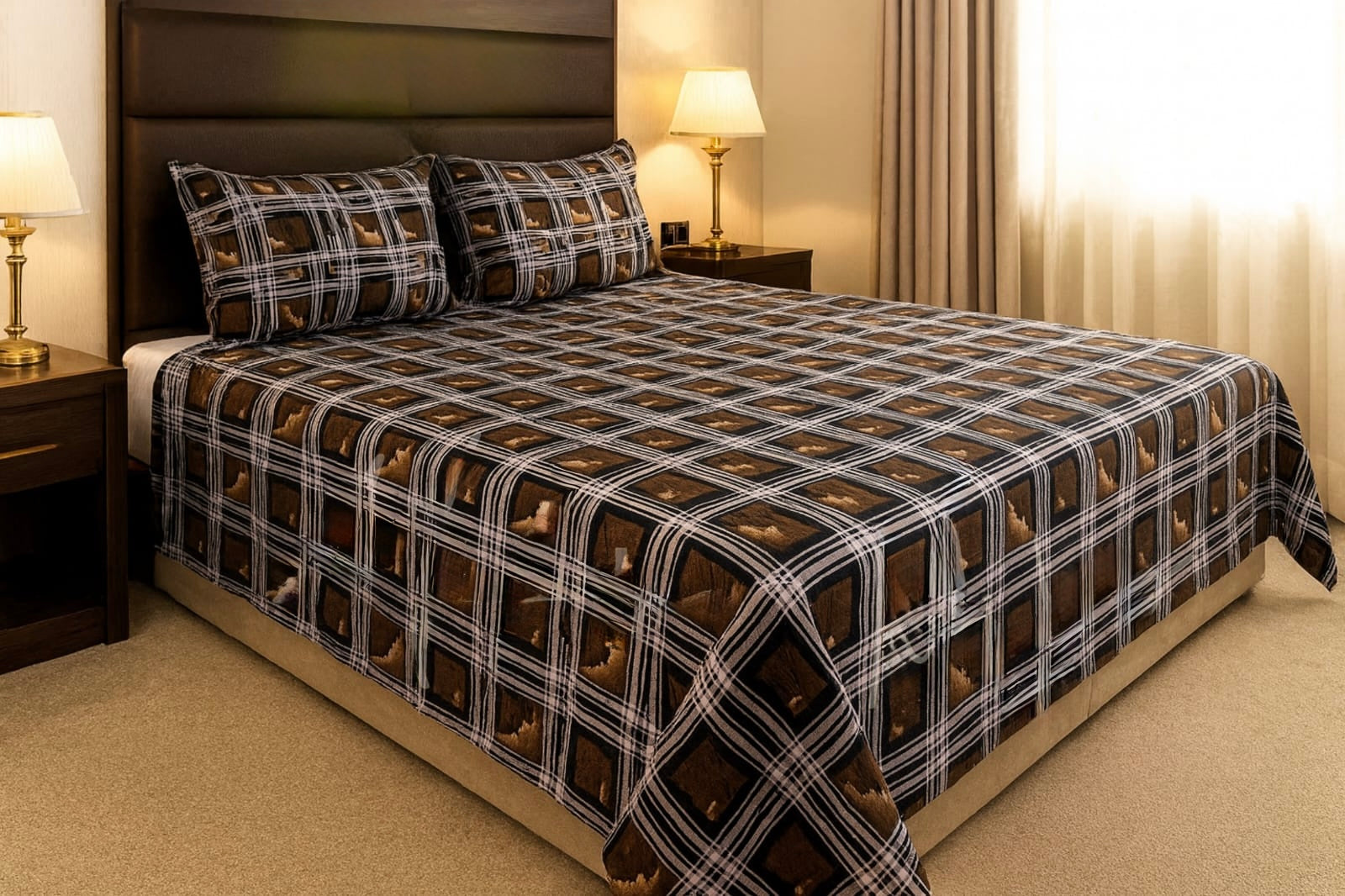 Warm winter bedsheets with 2 pillow covers (95x105 inches)