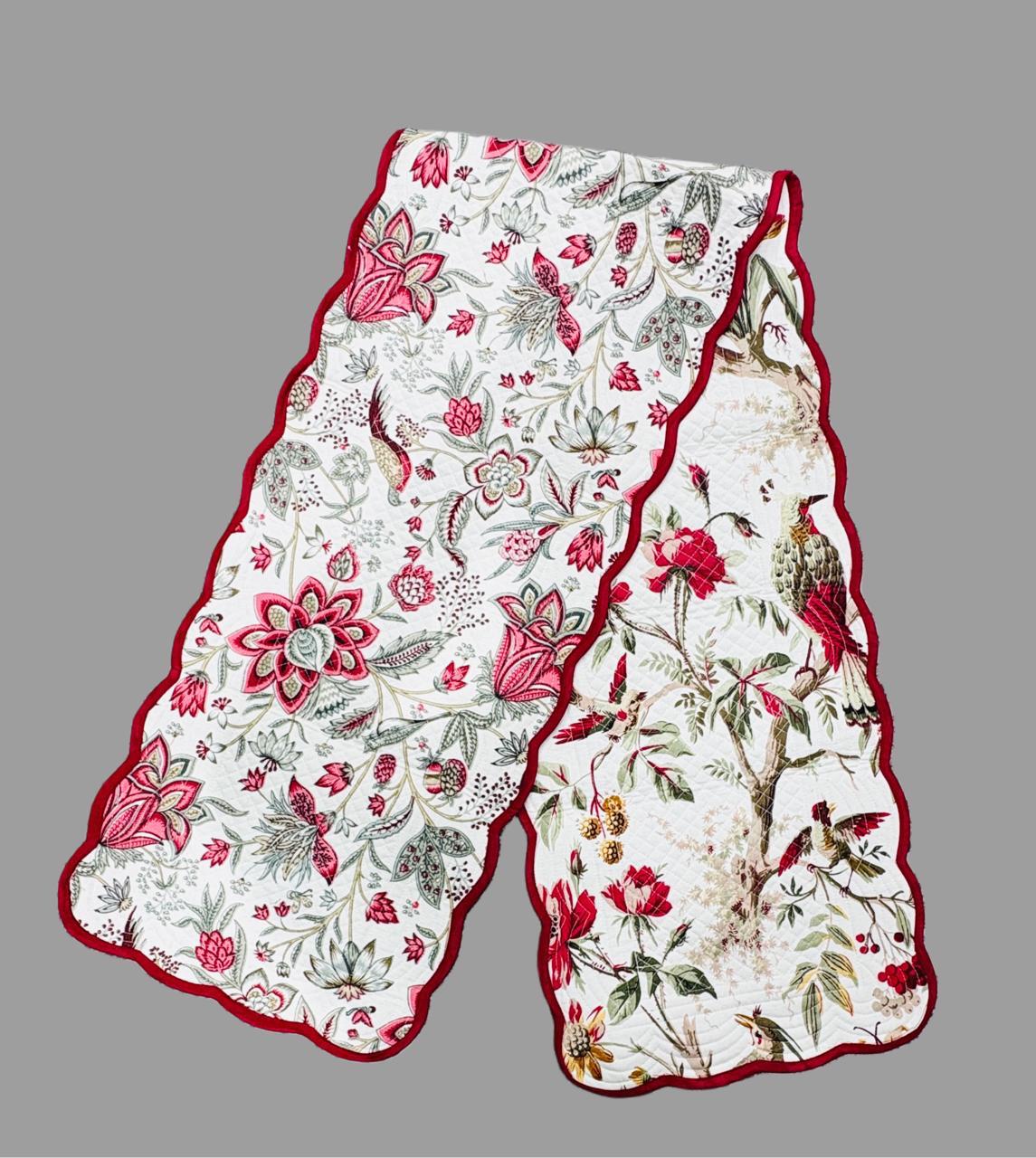 Pure cotton quilted table runners for 4 and 6 seater dining tables