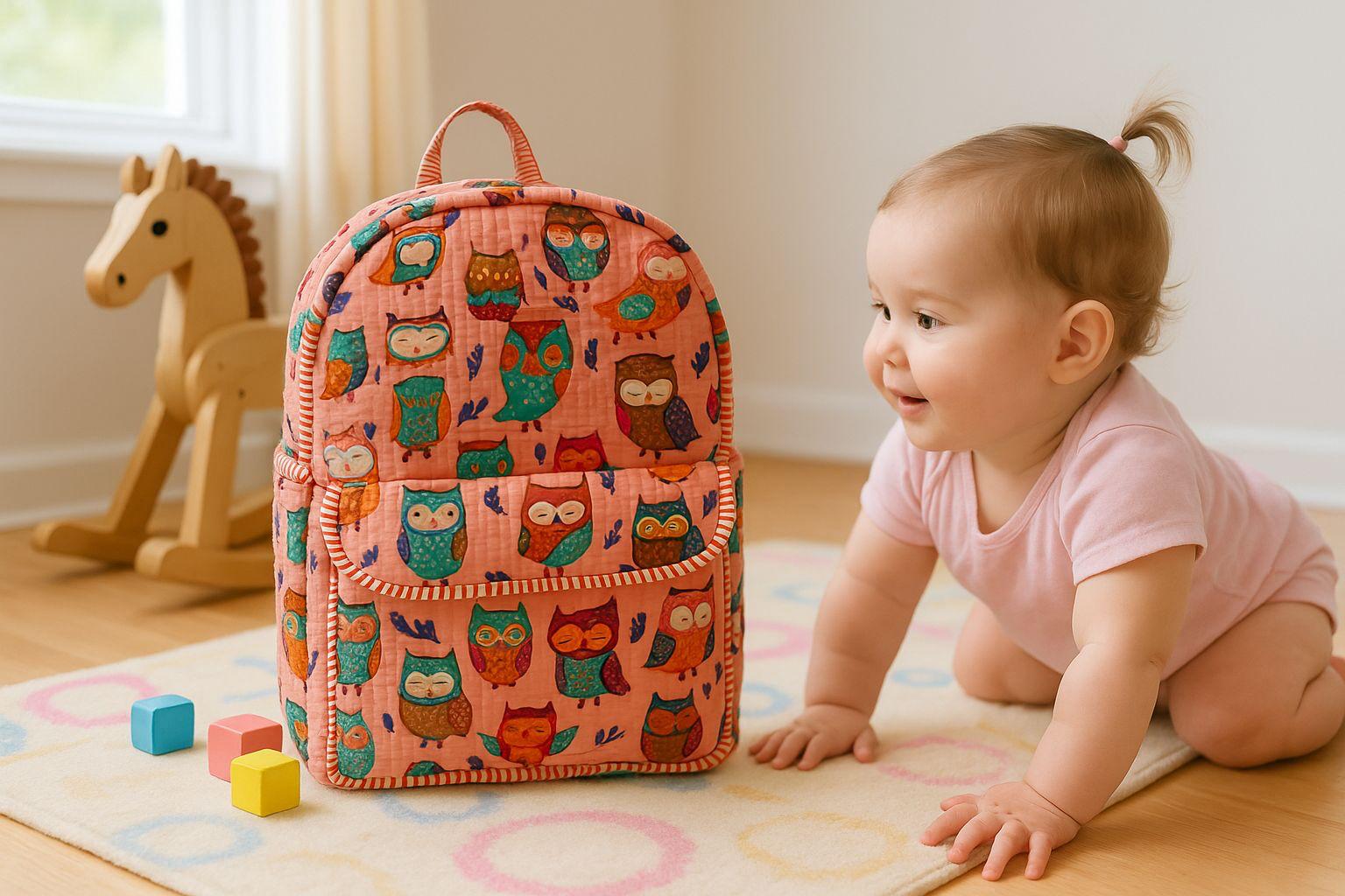 Pure cotton children’s backpacks