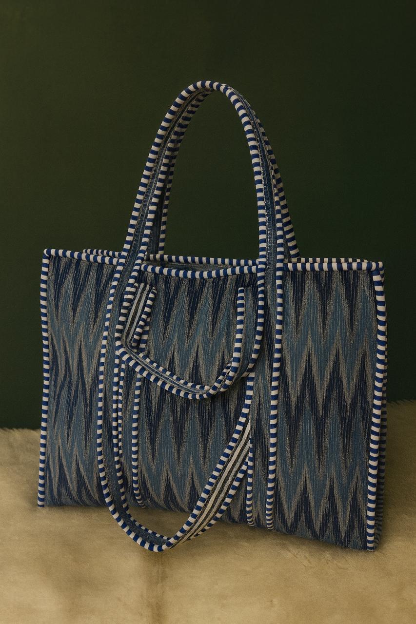 Pure cotton quilted tote bags (18x18 inches)