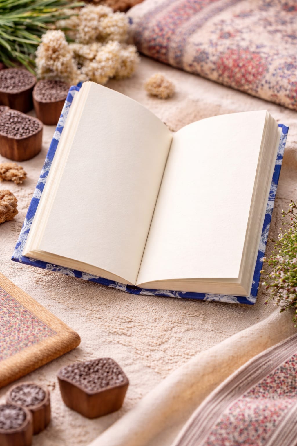 Handmade block printed journals (100 pages)