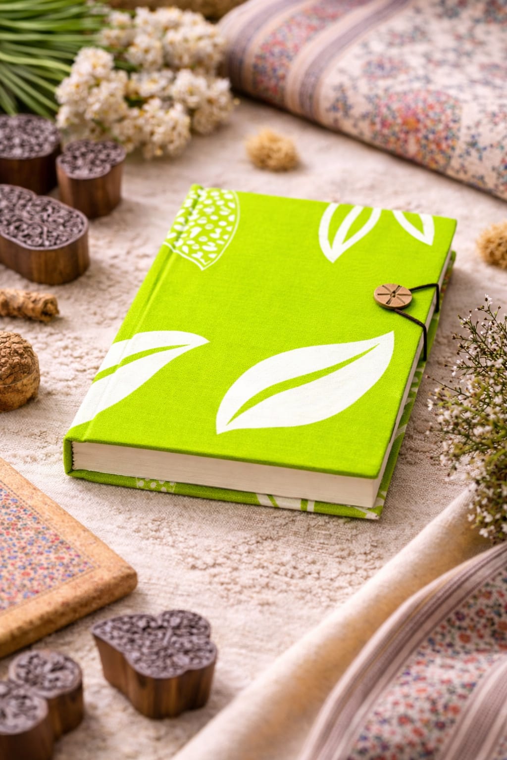 Handmade block printed journals (100 pages)