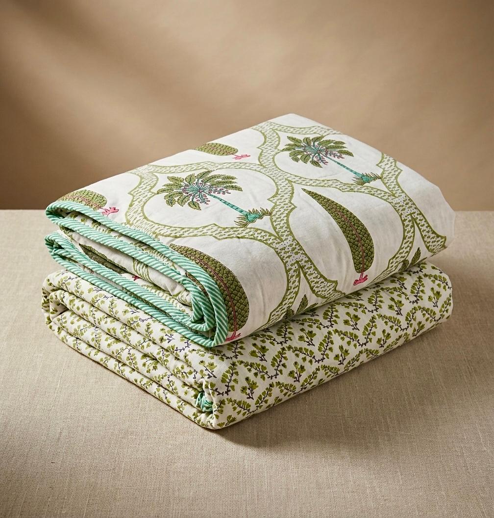 Pure cotton single dohars - 60x90 inches (set of 2)