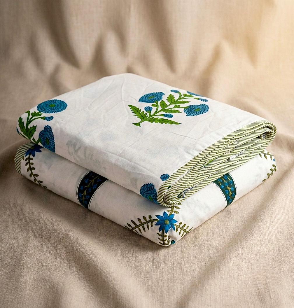 Pure cotton single dohars - 60x90 inches (set of 2)
