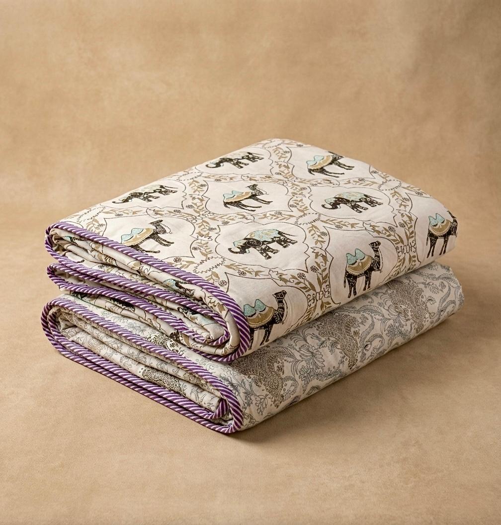 Pure cotton single dohars - 60x90 inches (set of 2)