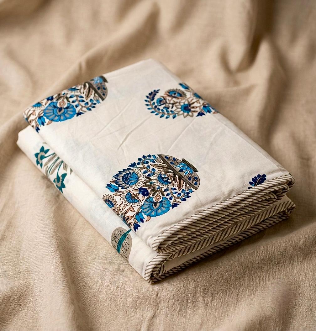 Pure cotton single dohars - 60x90 inches (set of 2)