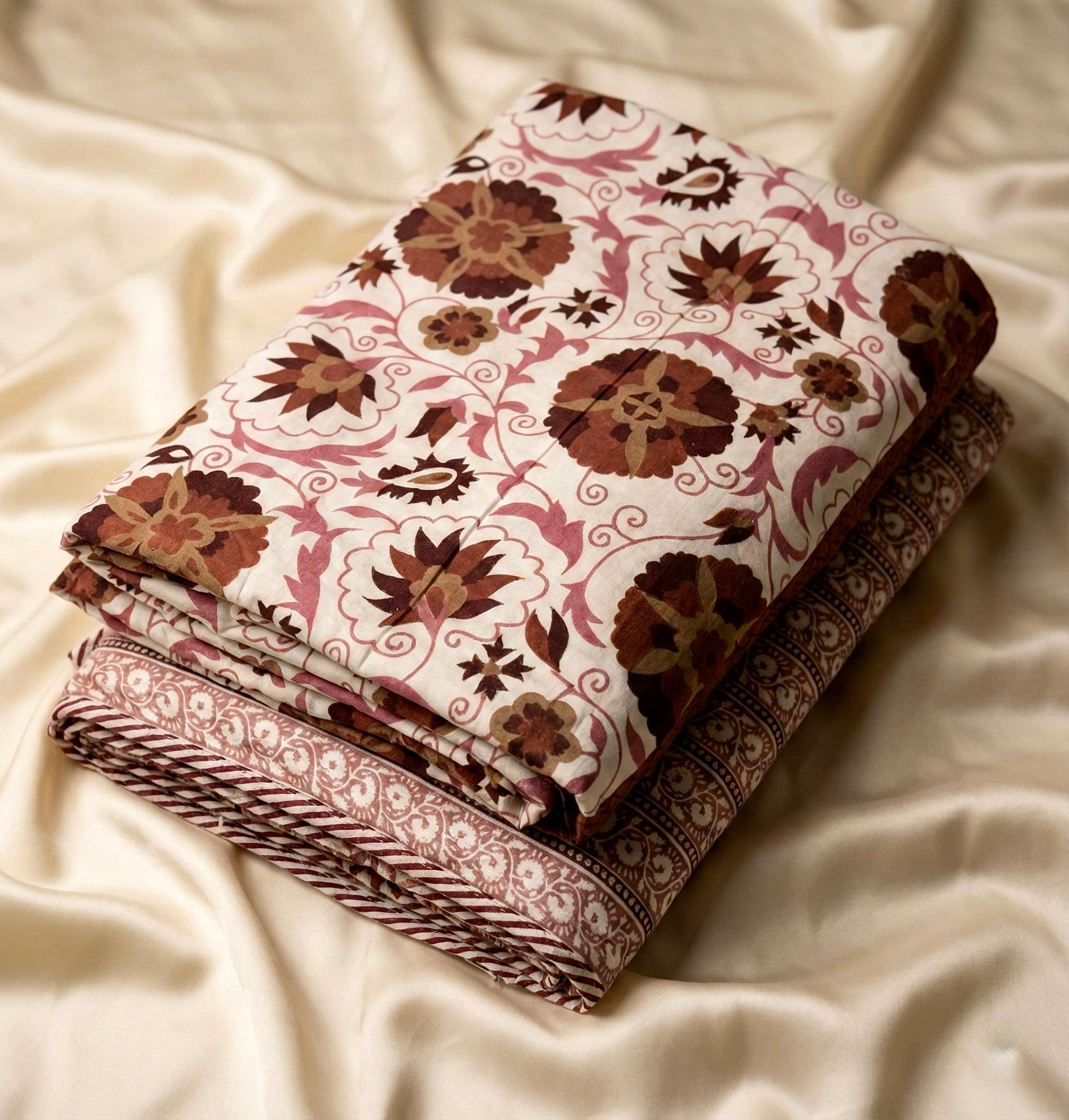 Pure cotton single dohars - 60x90 inches (set of 2)