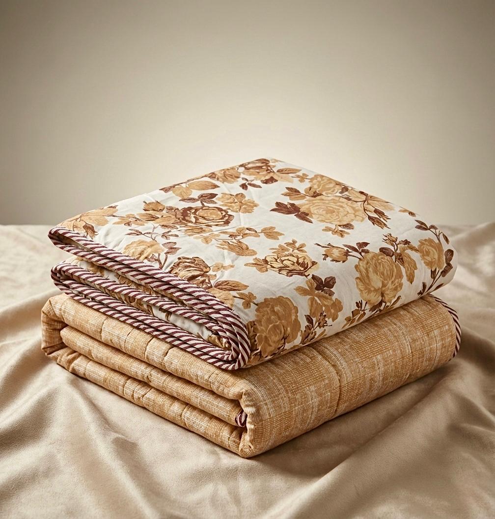 Pure cotton single dohars - 60x90 inches (set of 2)