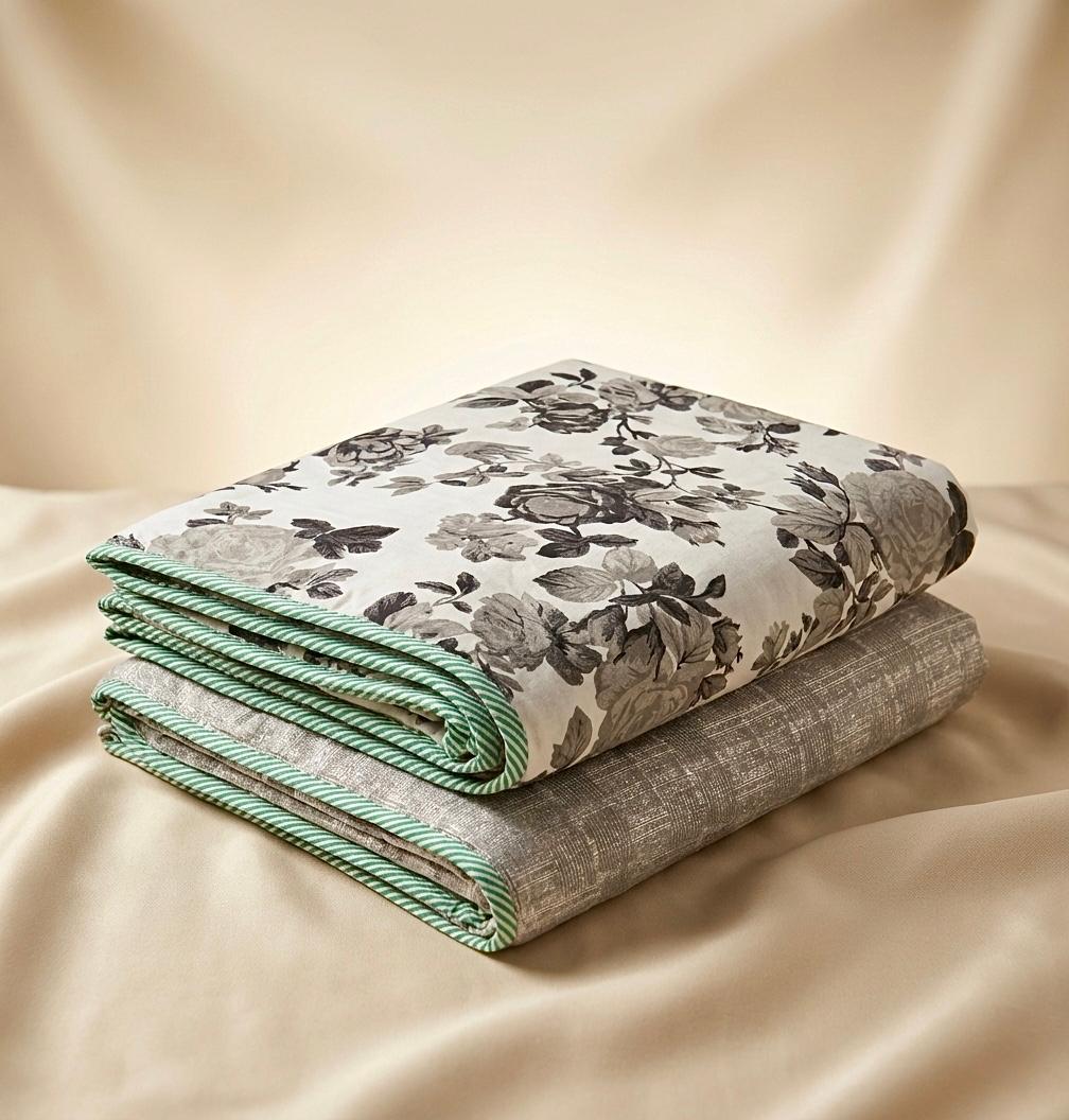 Pure cotton single dohars - 60x90 inches (set of 2)