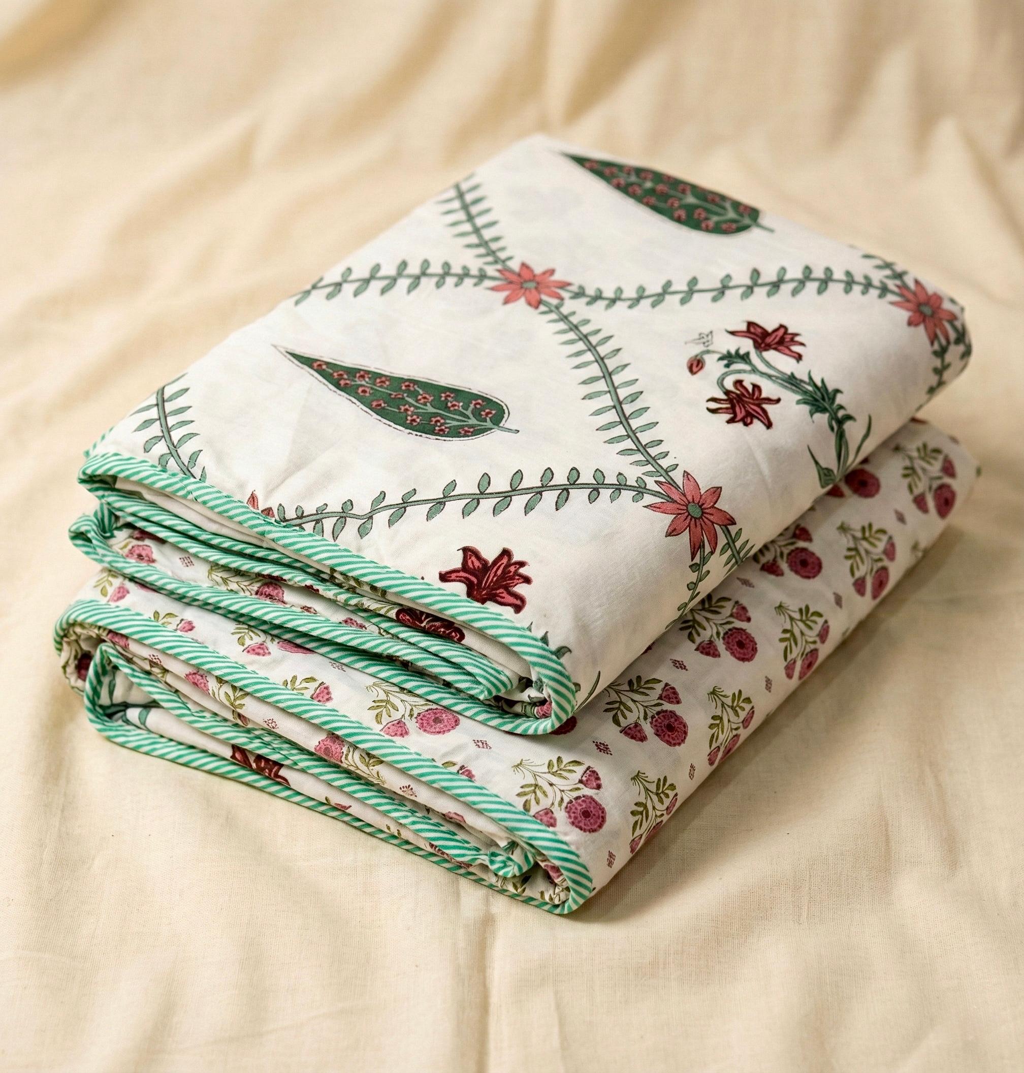 Pure cotton single dohars - 60x90 inches (set of 2)