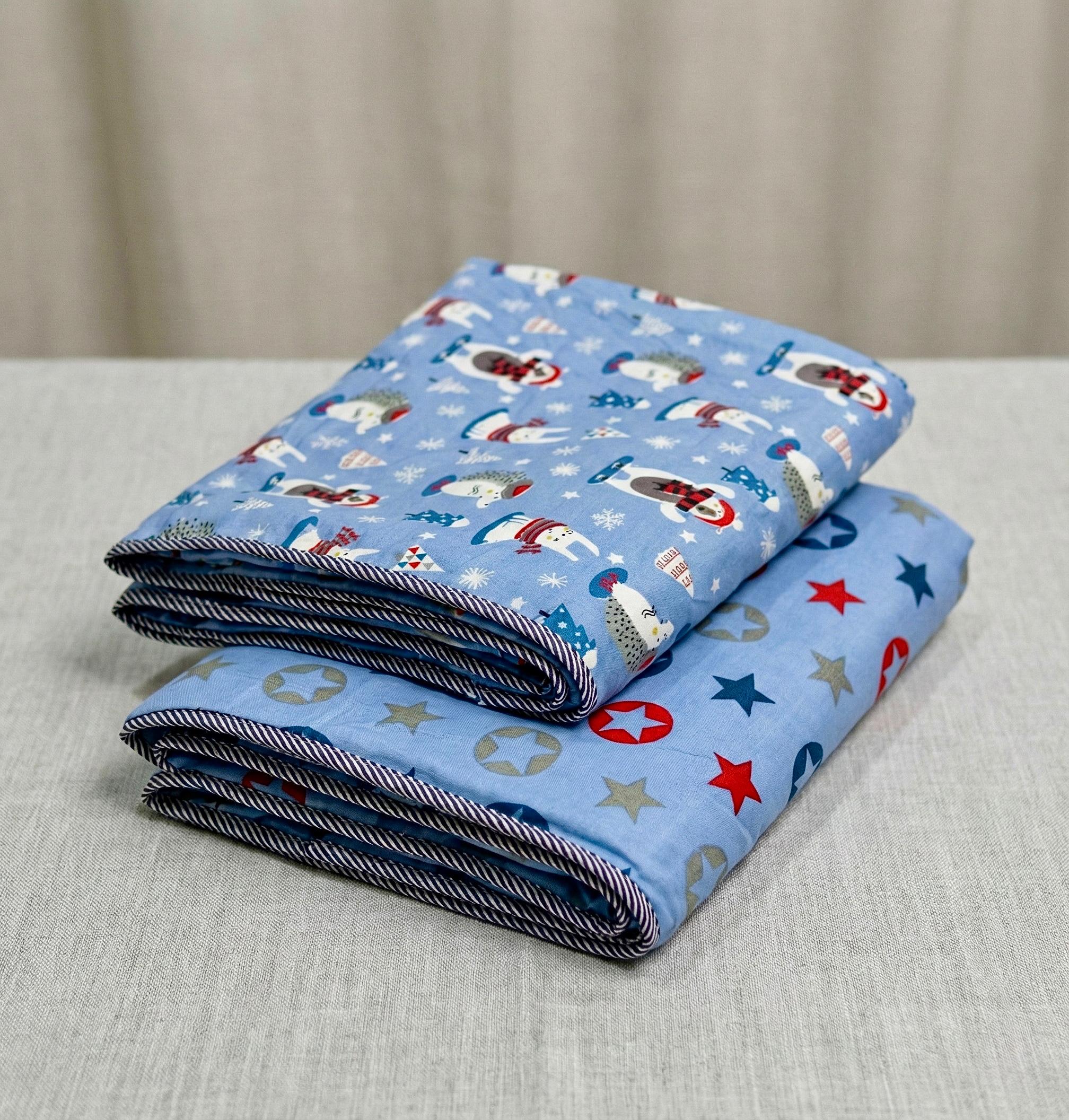 Pure cotton single dohars - 60x90 inches (set of 2)