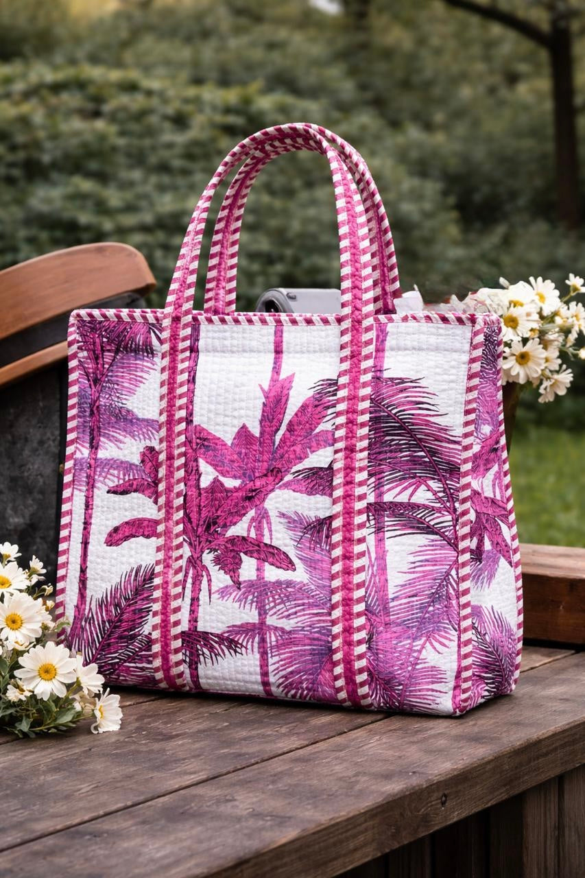 Pure cotton quilted bags (14x16 inches)